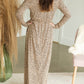 Taupe Animal Print Maxi Dress - FINAL SALE Dresses