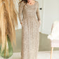 Taupe Animal Print Maxi Dress - FINAL SALE Dresses