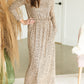 Taupe Animal Print Maxi Dress - FINAL SALE Dresses