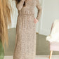 Taupe Animal Print Maxi Dress - FINAL SALE Dresses