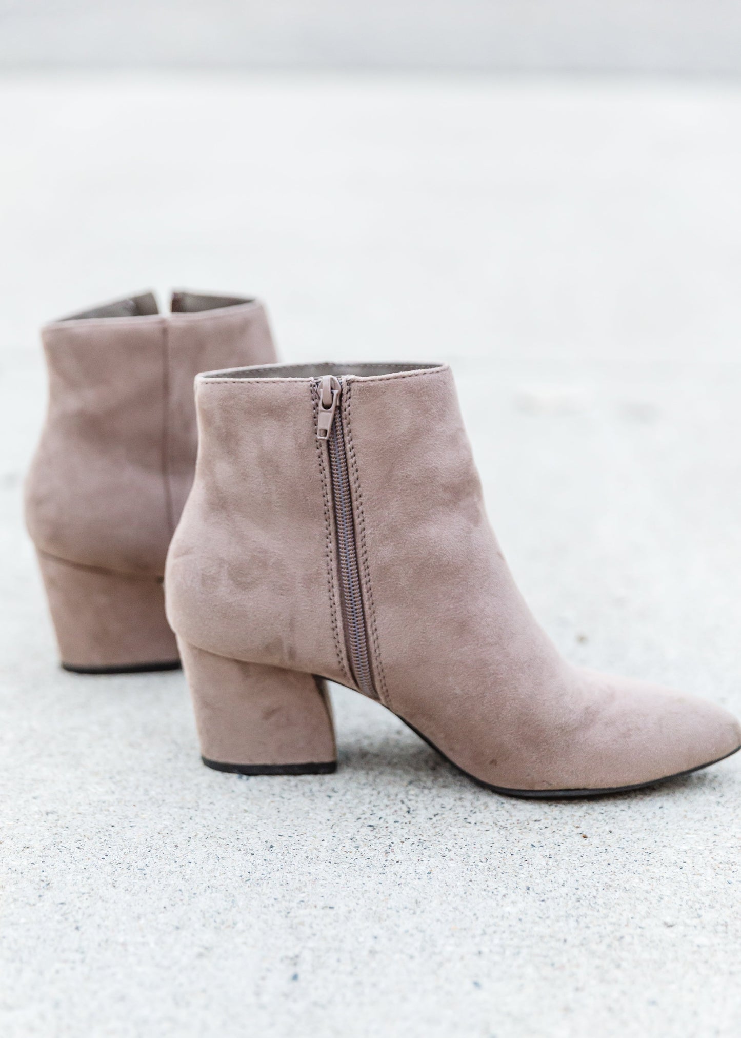 Taupe Pointed Toe Bootie - FINAL SALE Shoes