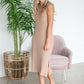 Taupe Sleeveless Maxi Dress - FINAL SALE Dresses