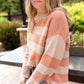 Taupe Two Tone Knit Sweater Top - FINAL SALE Tops