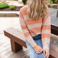 Taupe Two Tone Knit Sweater Top - FINAL SALE Tops