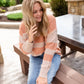 Taupe Two Tone Knit Sweater Top - FINAL SALE Tops