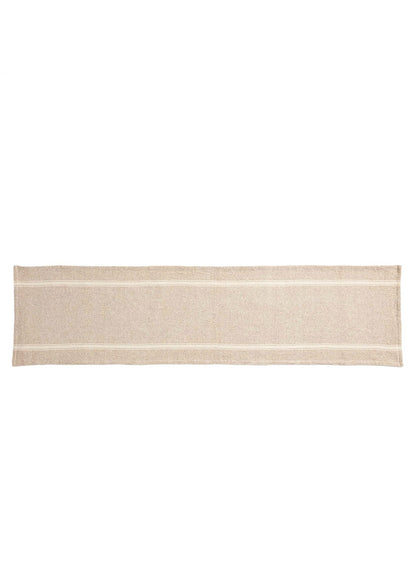 Taupe Woven Grain Sack Runner Home & Lifestyle