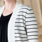 Teacher Stripe Open Front Cardigan-FINAL SALE Layering Essentials