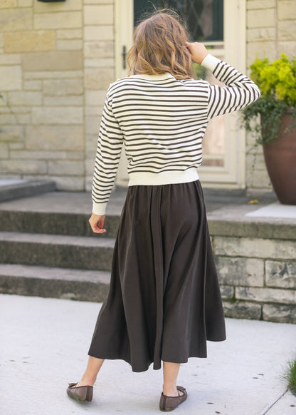 Tencel A-Line Maxi Skirt FF Skirts