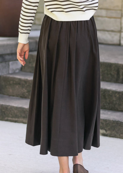 Tencel A-Line Maxi Skirt FF Skirts