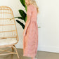 Terracotta Crochet Lace Tiered Midi Dress - FINAL SALE Dresses