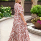Terracotta Placket Button Maxi Dress - FINAL SALE Dresses