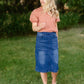 Terracotta Puff Short Sleeve Eyelet Top - FINAL SALE Tops