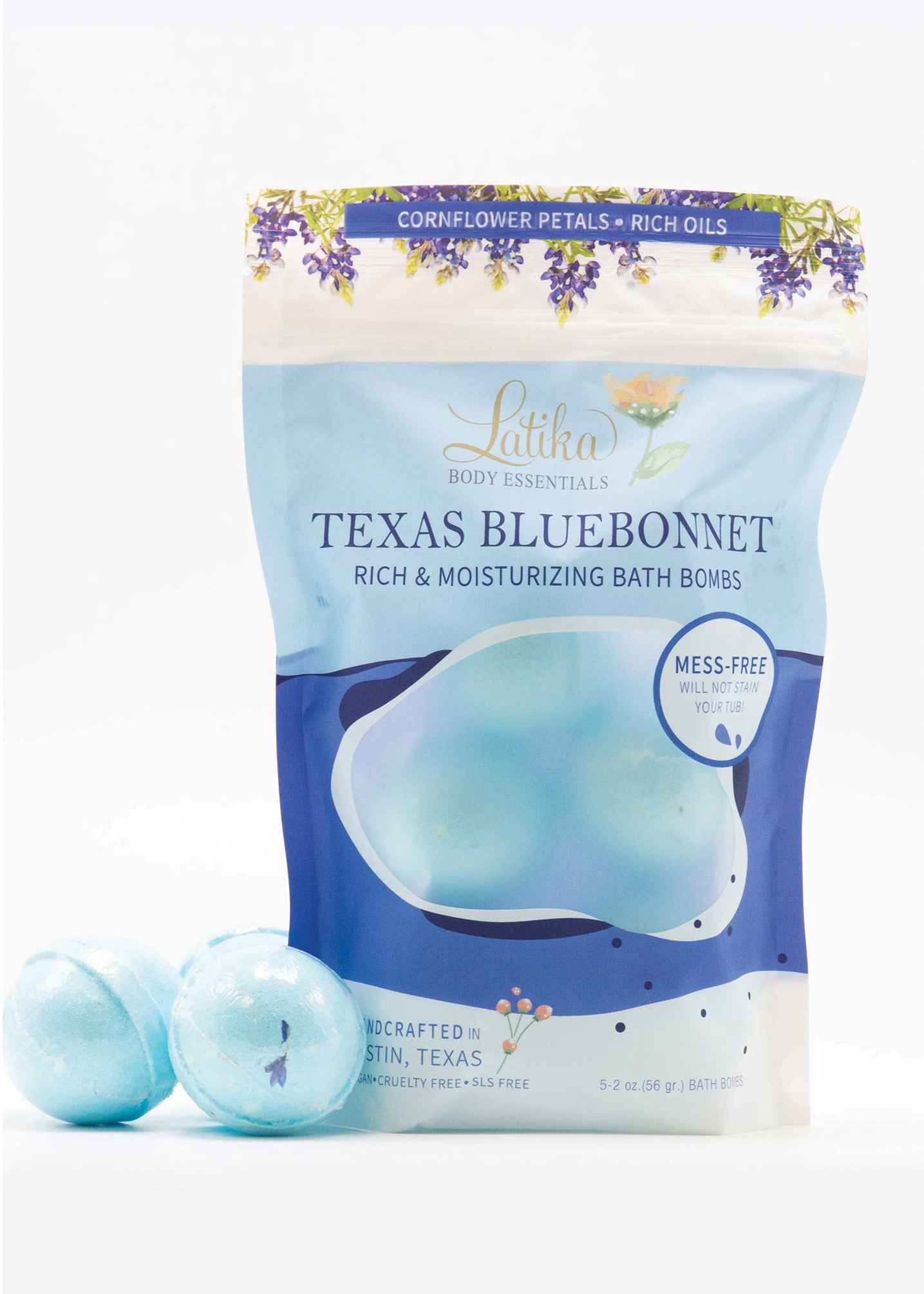 Texas Bluebonnet Mini Bath Bombs Home + Lifestyle