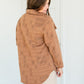 Textured Button Up Shacket FF Tops