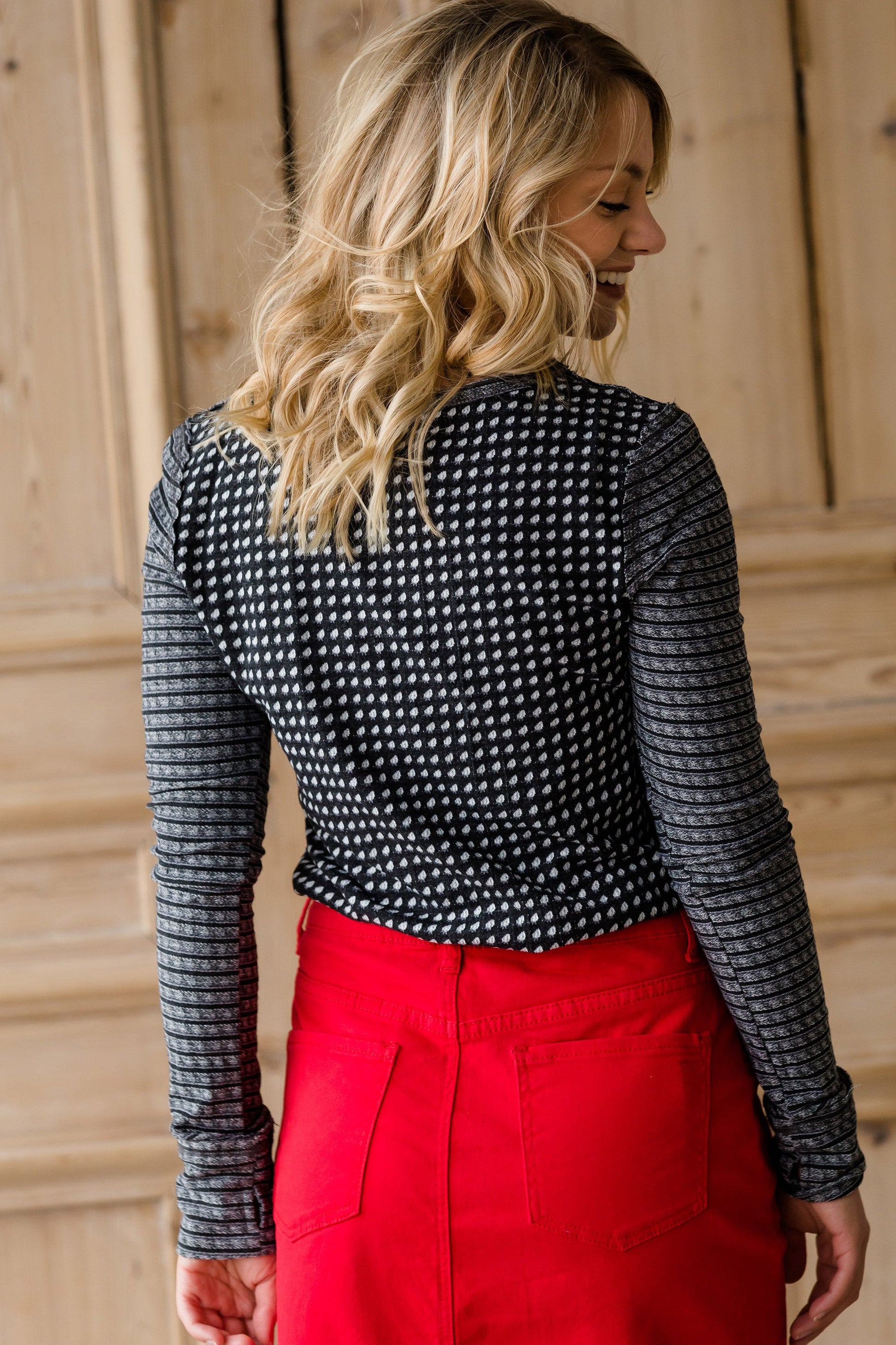 Textured Pullover Top - FINAL SALE Tops