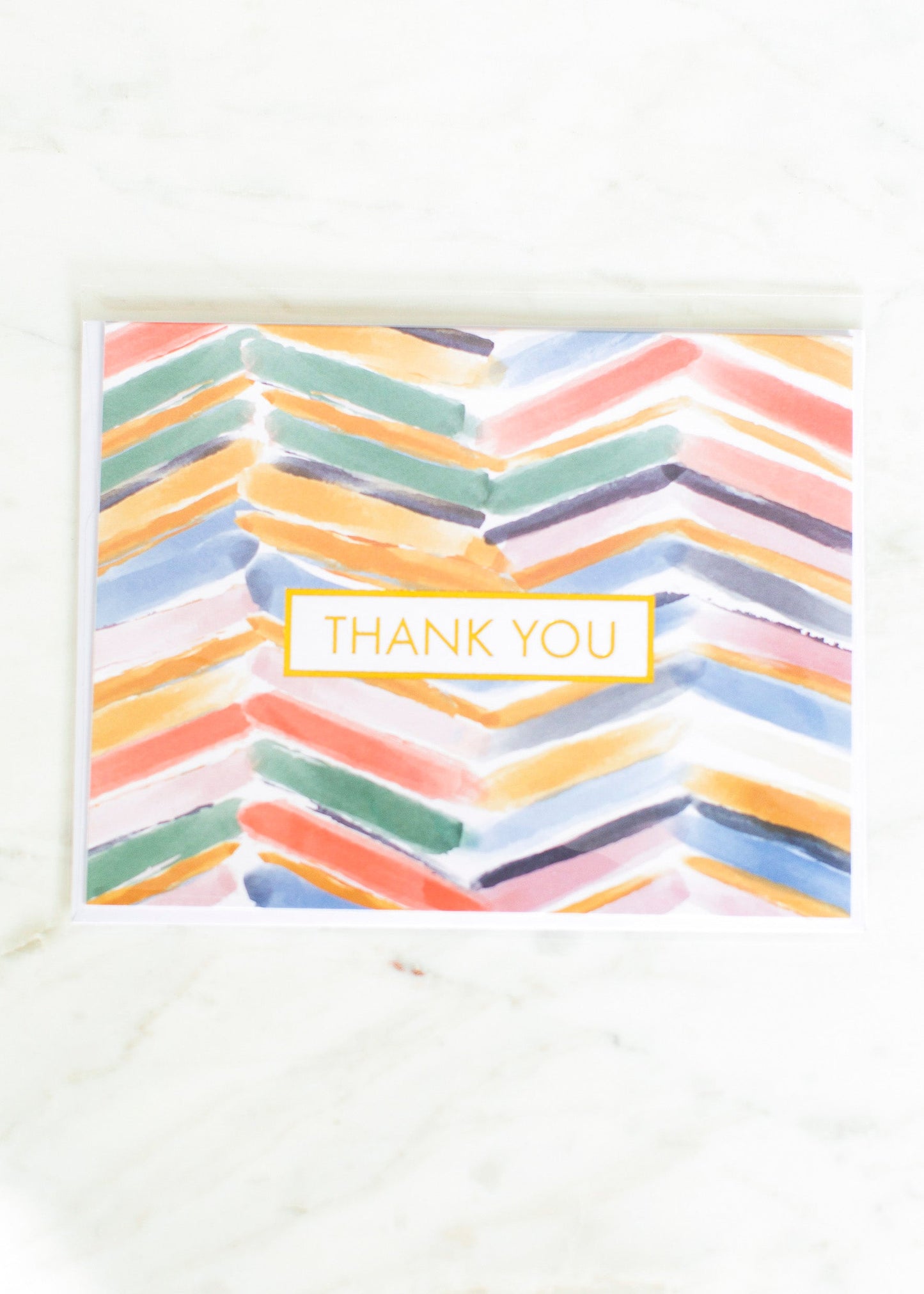 Thank You Herringbone Greeting Card - FINAL SALE Home + Lifestyle