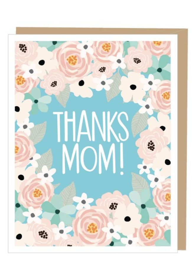 Thanks Mom Greeting Card Home & Lifestyle