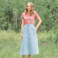 The 1980's Diner Denim Skirts