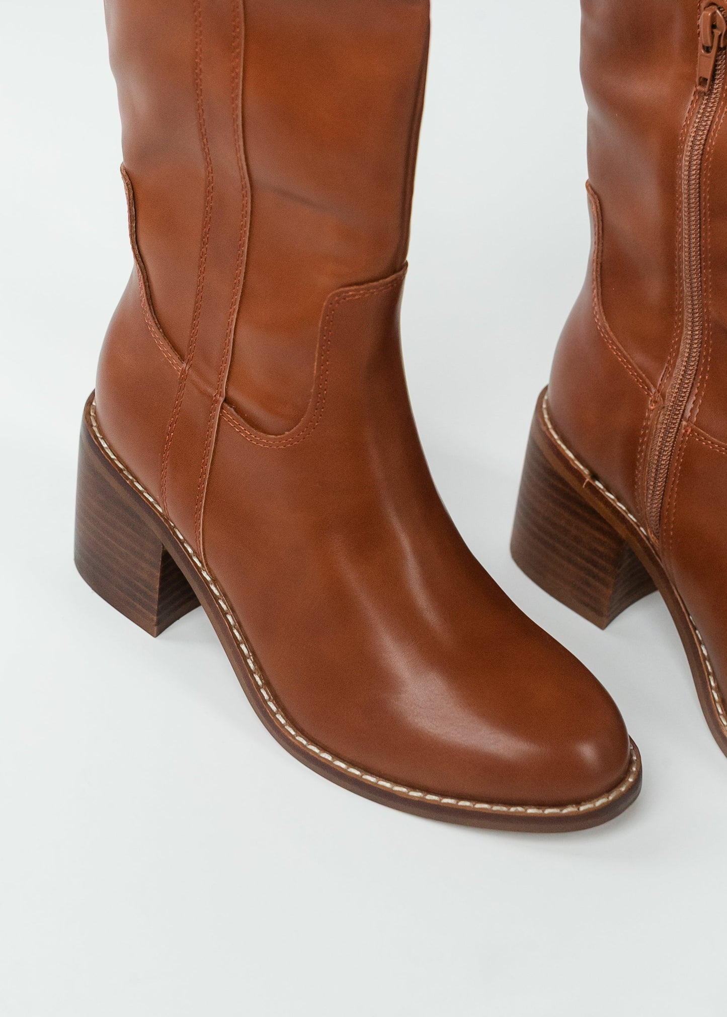 The Harriet Brown Tall Riding Boot Shoes