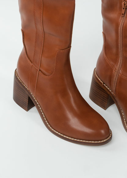 The Harriet Brown Tall Riding Boot Shoes