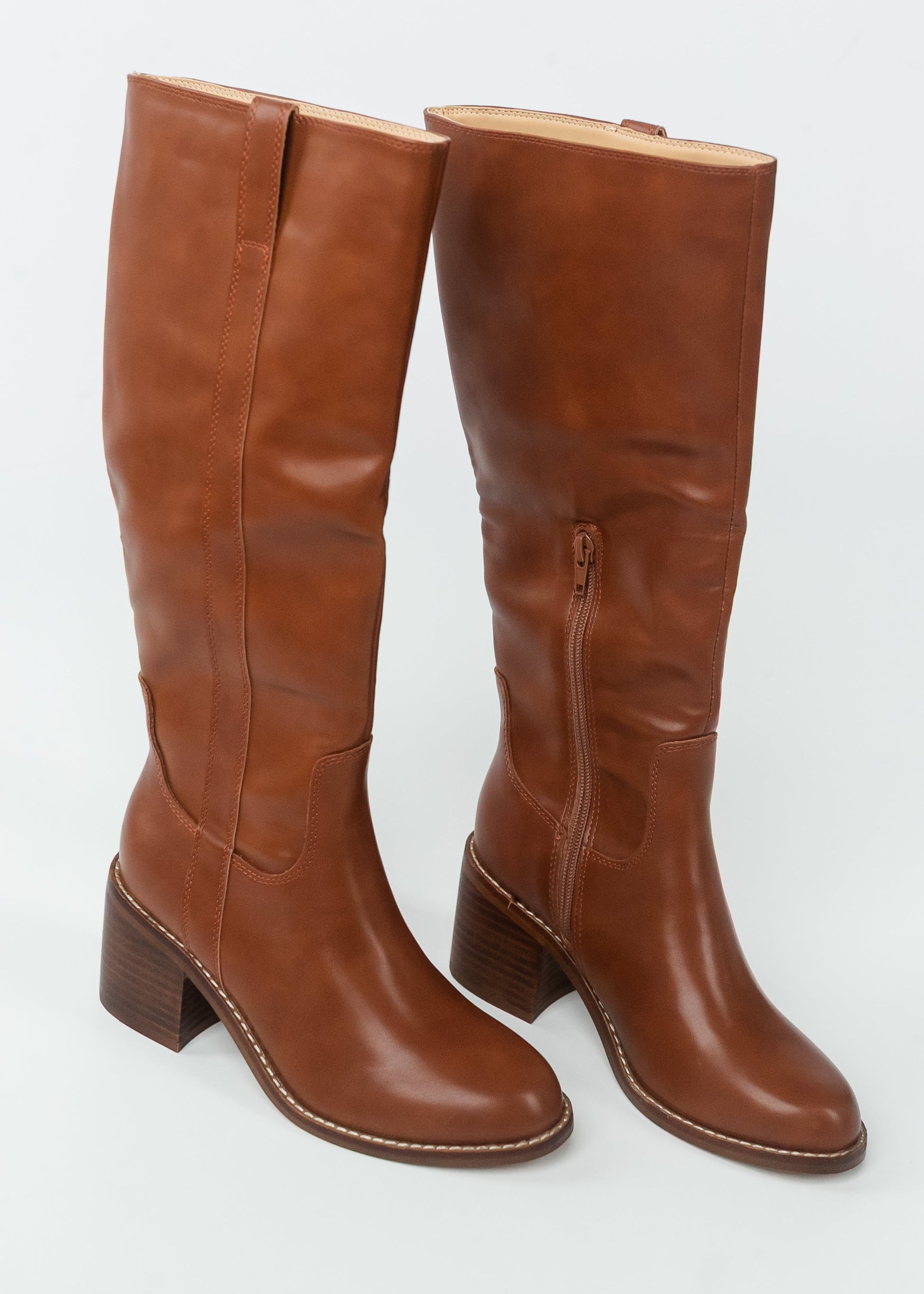 The Harriet Brown Tall Riding Boot Shoes