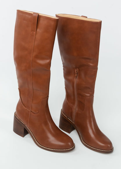 The Harriet Brown Tall Riding Boot Shoes