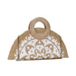 The Pia White and Straw Crossbody Clutch Accessories