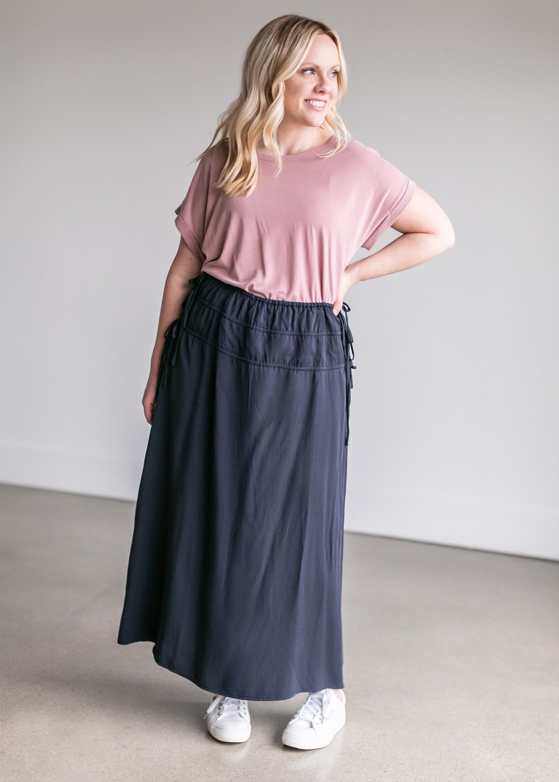 The Simona Maxi Linen Skirt - FINAL SALE FF Skirts
