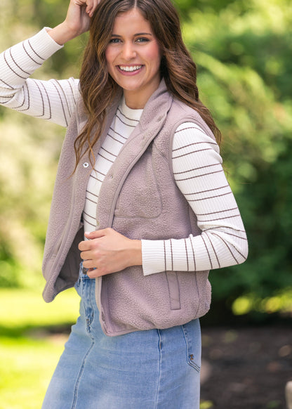 Thermal Soft Fleece Vest FF Layering Essentials Gray / S