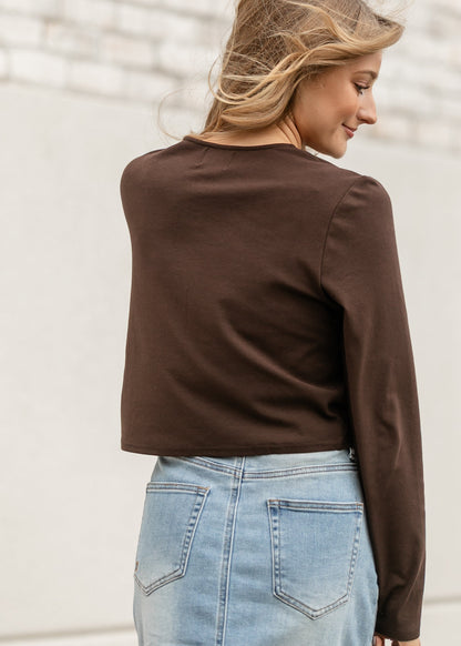 Things Between® Button Down Long Sleeve Top FF Layering Essentials