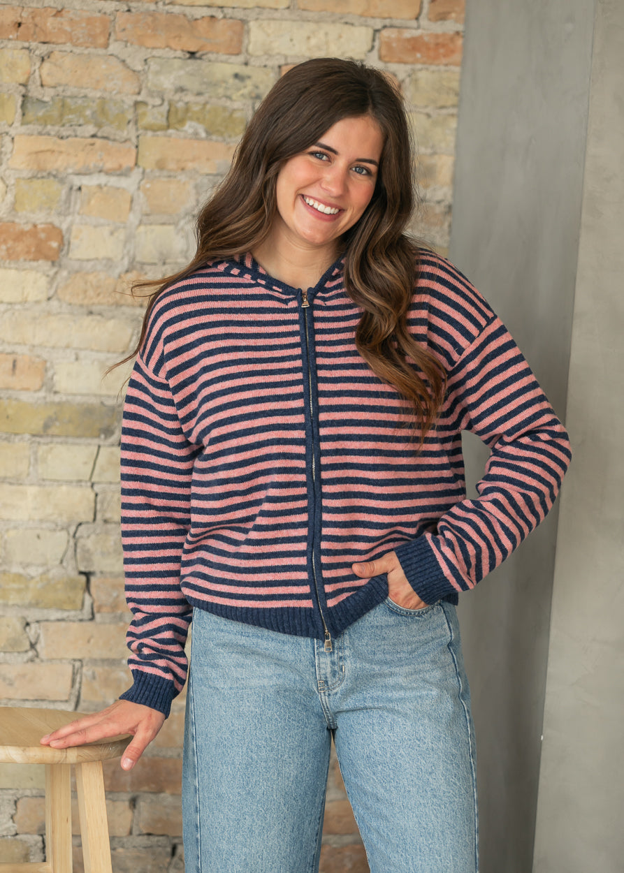 Things Between® Cooper Pink Denim Jacket FF Tops S