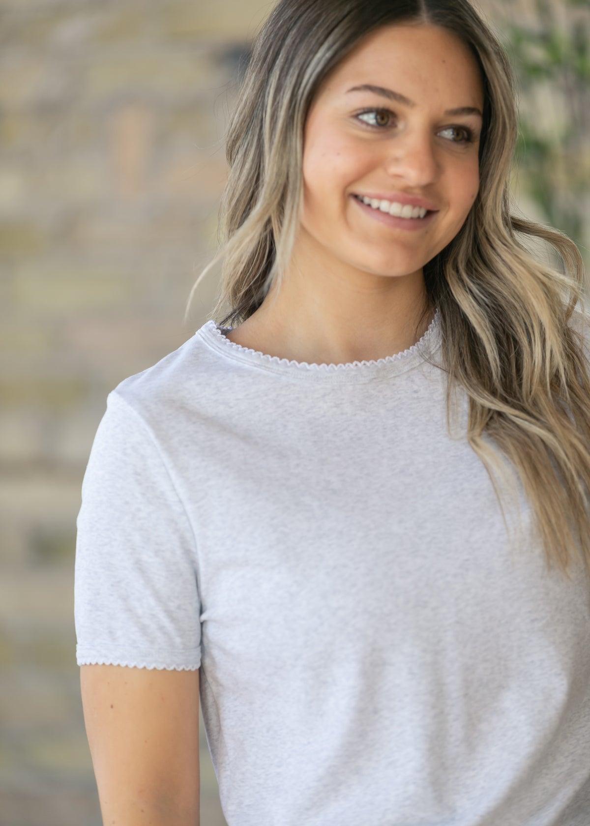 Things Between® Gray Stella Tee - FINAL SALE FF Tops