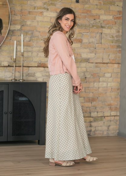 Things Between® Harper Plaid Maxi Skirt FF Skirts