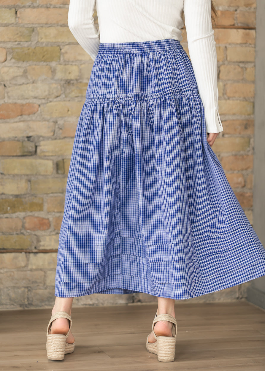 Things Between® Pleated Checker Skirt FF Skirts