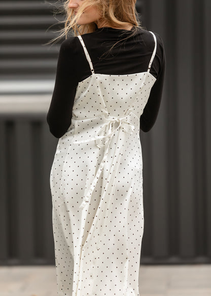 Things Between® Polka Dot Satin Cami Dress FF Dresses