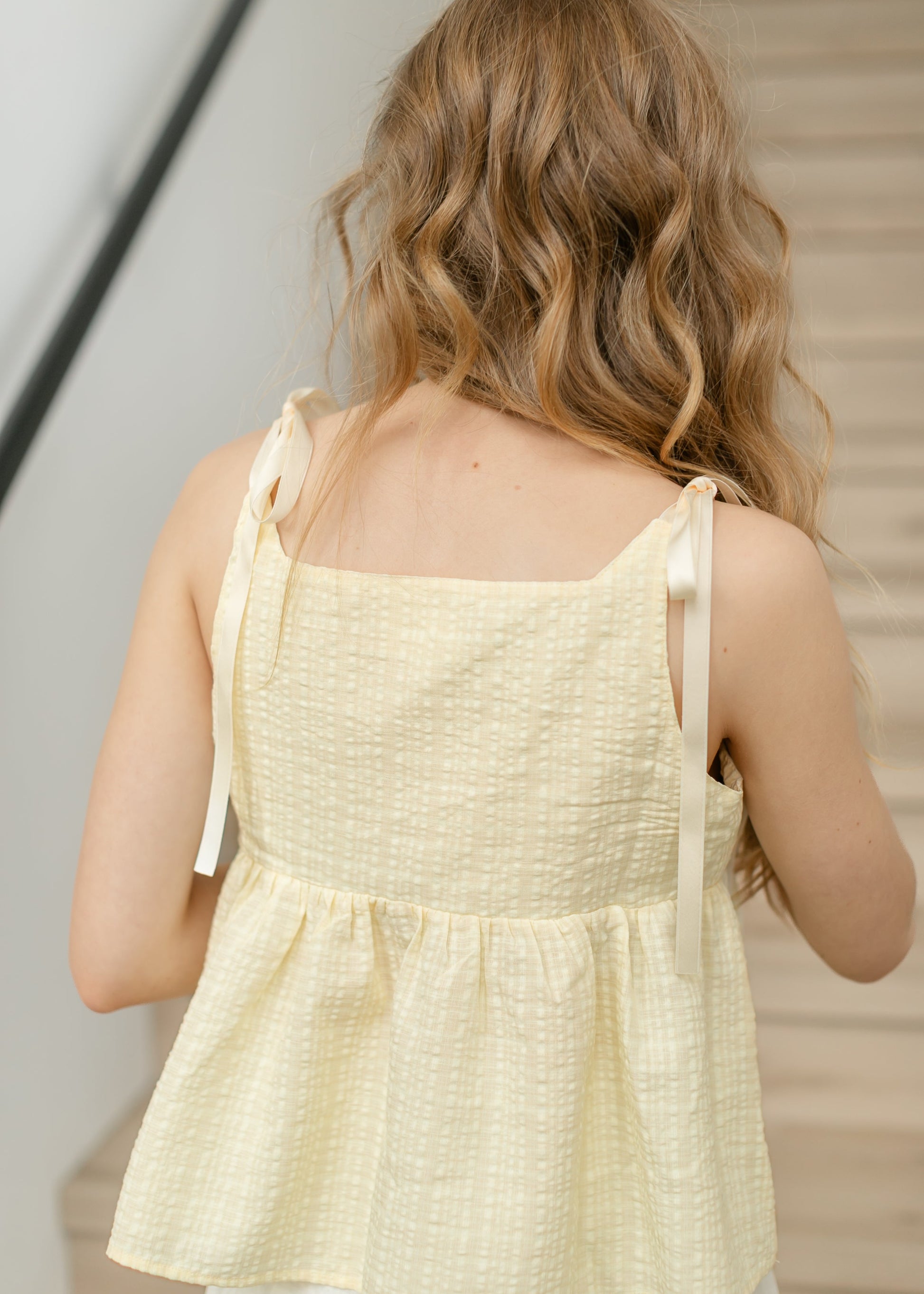 Things Between® Sleeveless Square Neck Top FF Tops