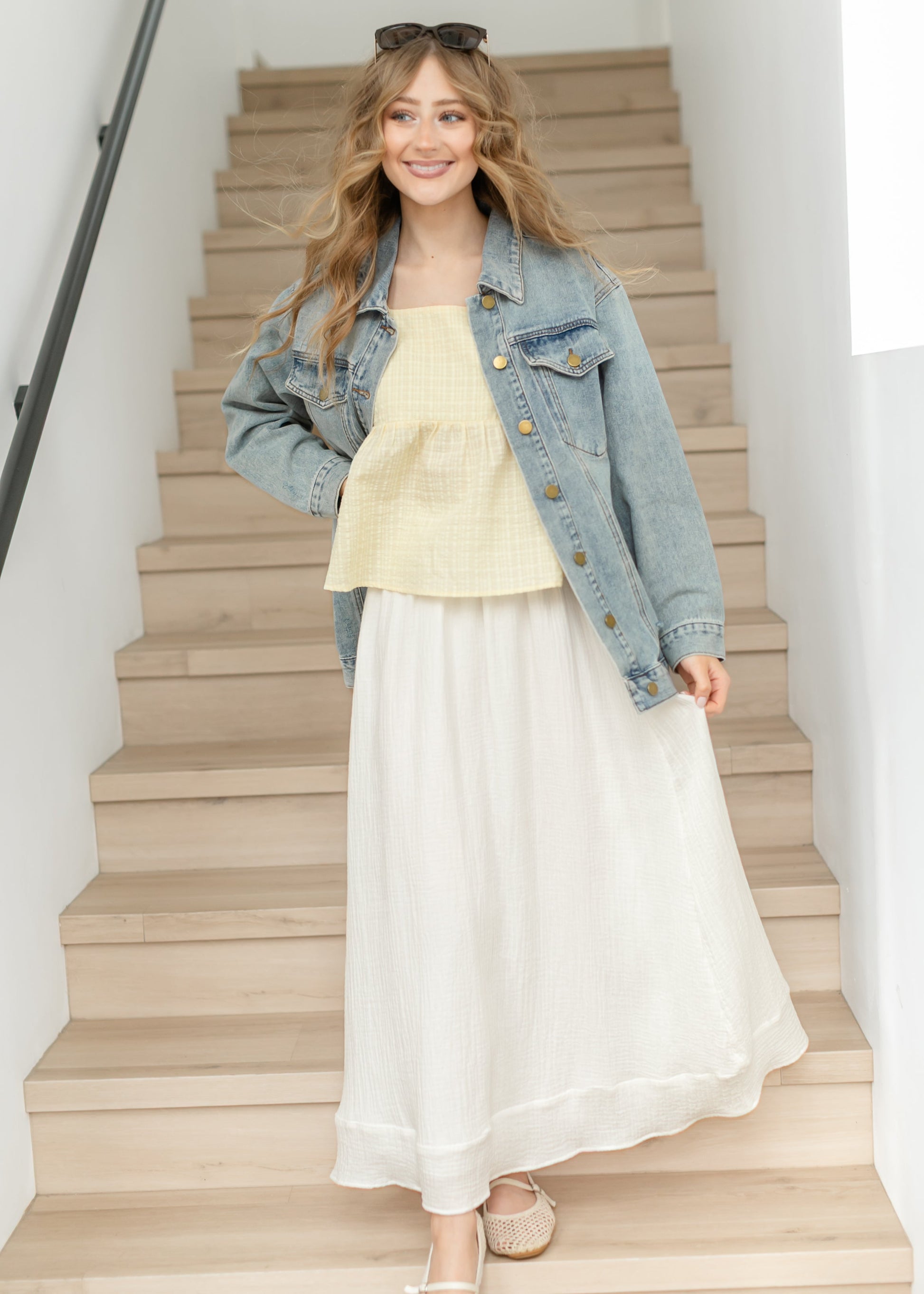 Things Between® Sleeveless Square Neck Top FF Tops