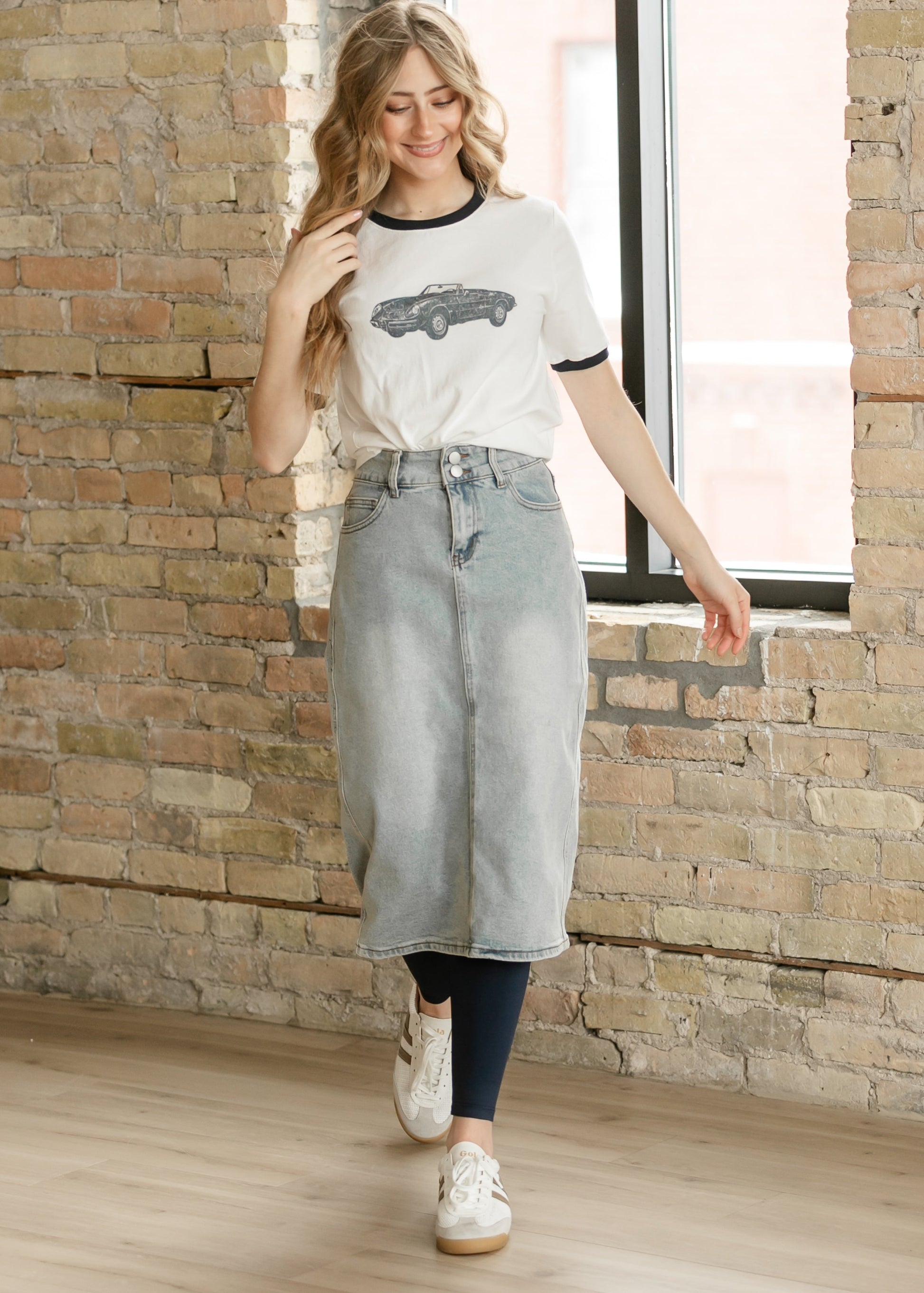 Things Between® Vintage Car Graphic T-Shirt FF Tops