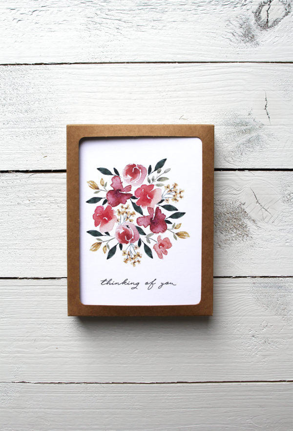 Thinking of You Floral Card Set - FINAL SALE Home & Lifestyle