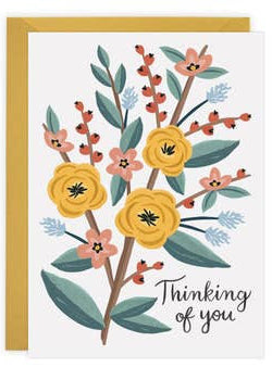 Thinking of You Floral Greeting Card Home & Lifestyle