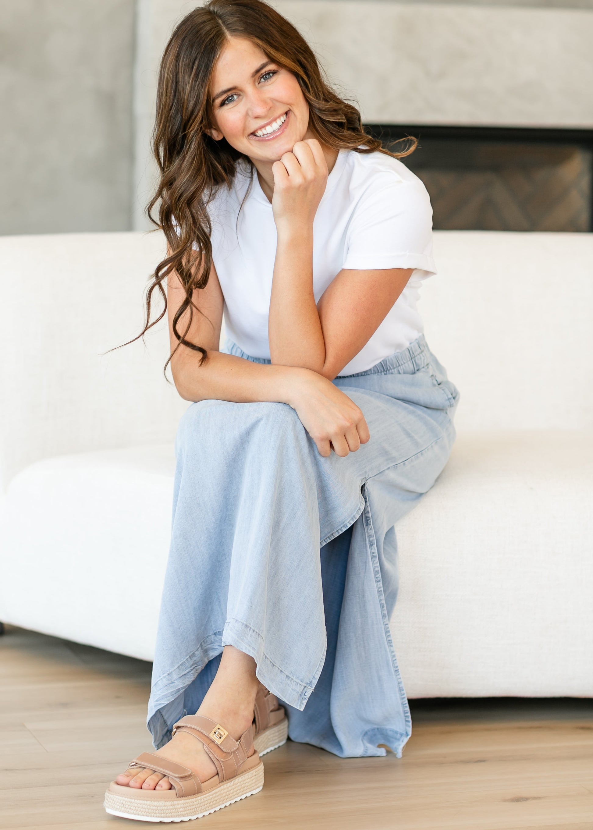 Thread & Supply® Briar Chambray Maxi Skirt FF Skirts