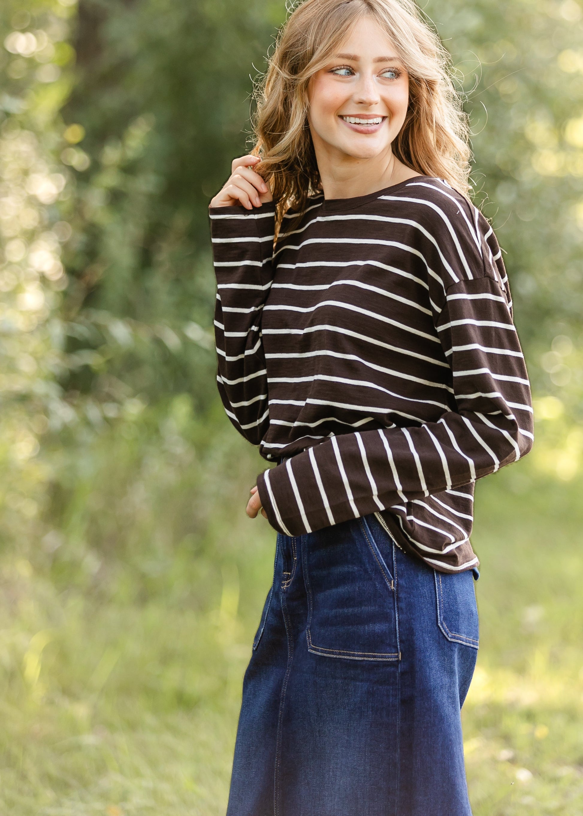 Thread & Supply® Nellie Striped Top FF Tops