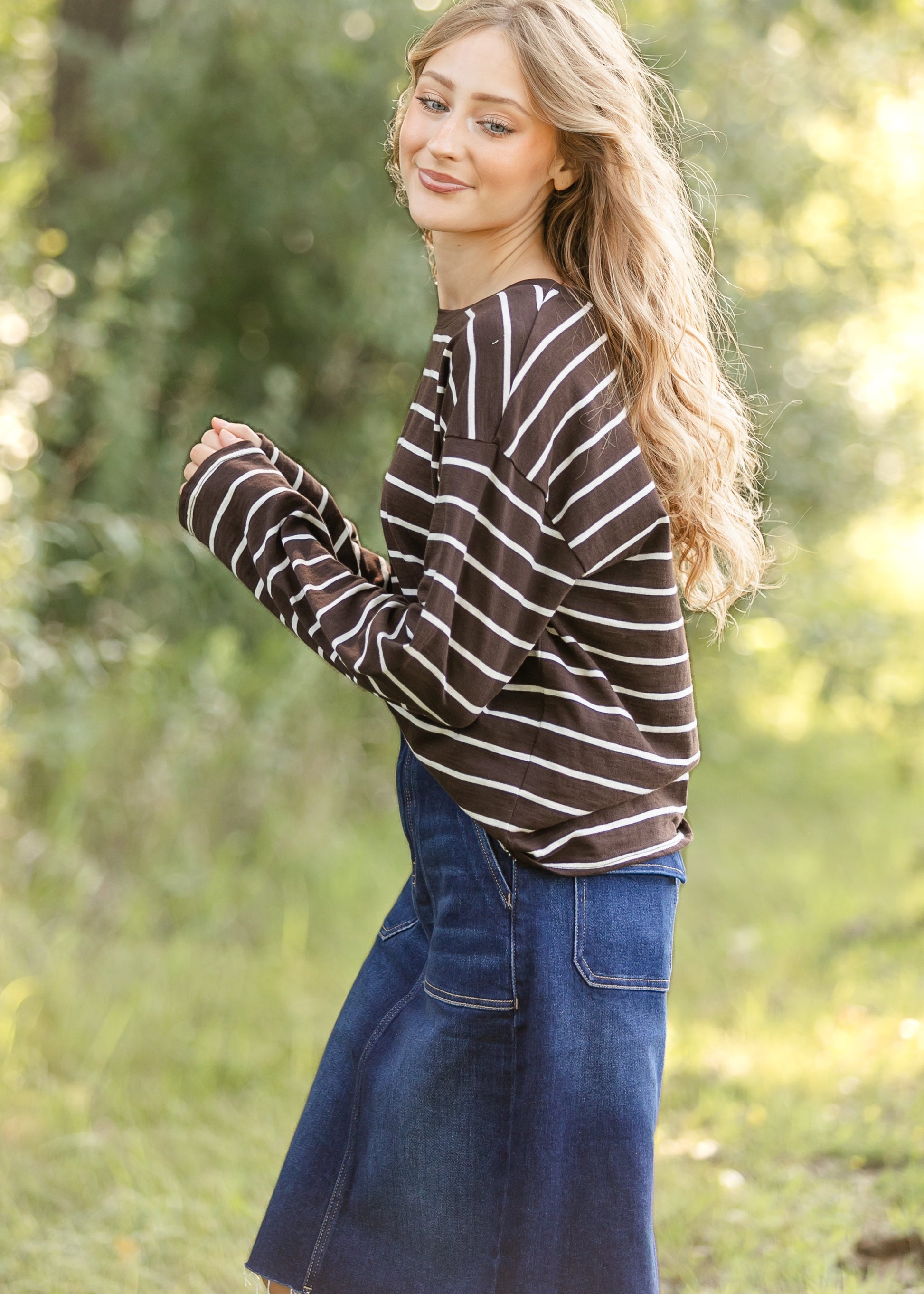 Thread & Supply® Nellie Striped Top FF Tops