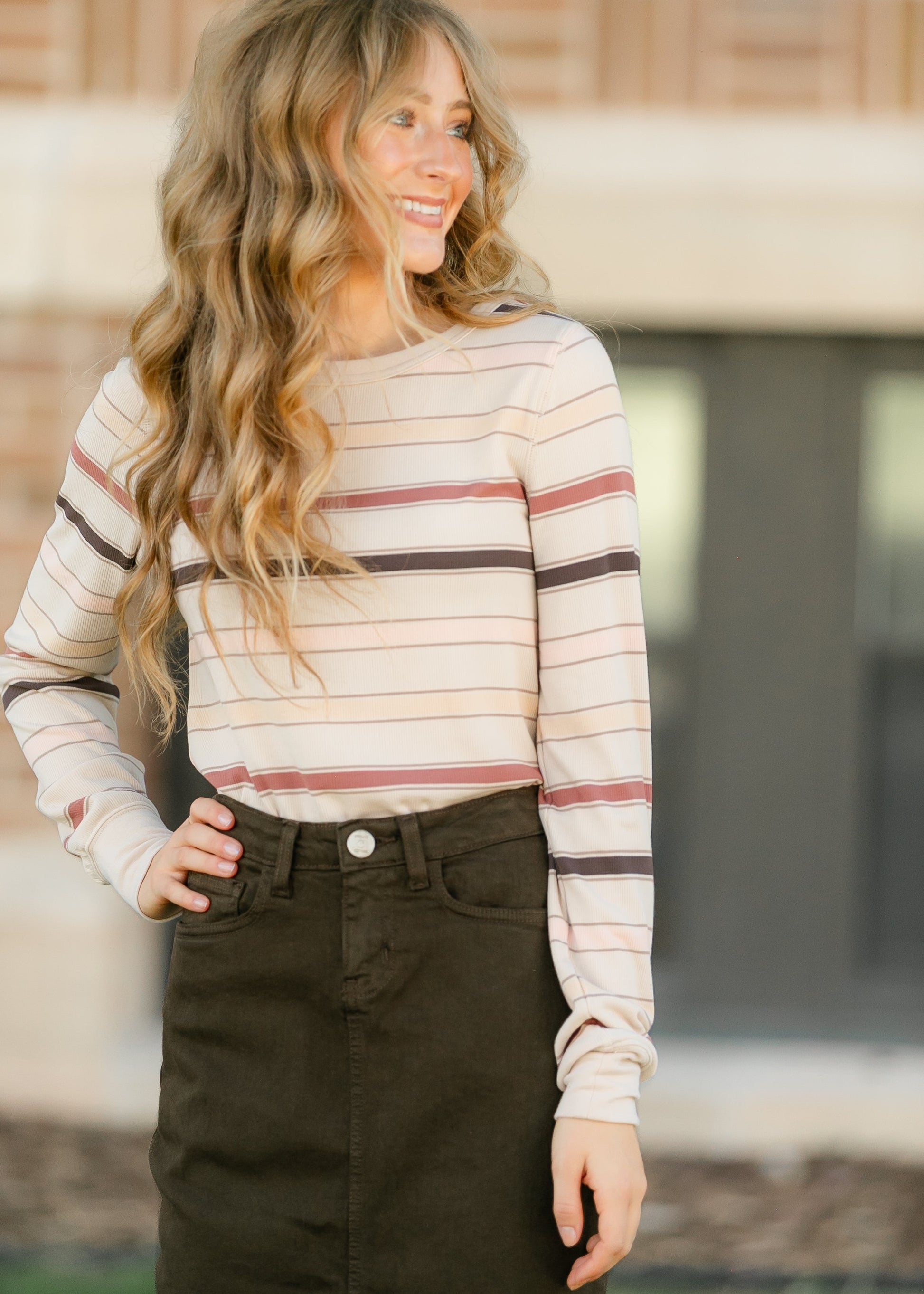 Thread & Supply® Stacy Striped Top FF Tops