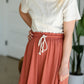 Tie Waist Knit Maxi Skirt Skirts