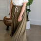 Tie Waist Knit Maxi Skirt Skirts