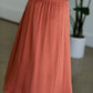 Tie Waist Knit Maxi Skirt Skirts