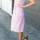 Tied Waist Striped Midi Dress - FINAL SALE Dresses