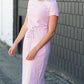 Tied Waist Striped Midi Dress - FINAL SALE Dresses