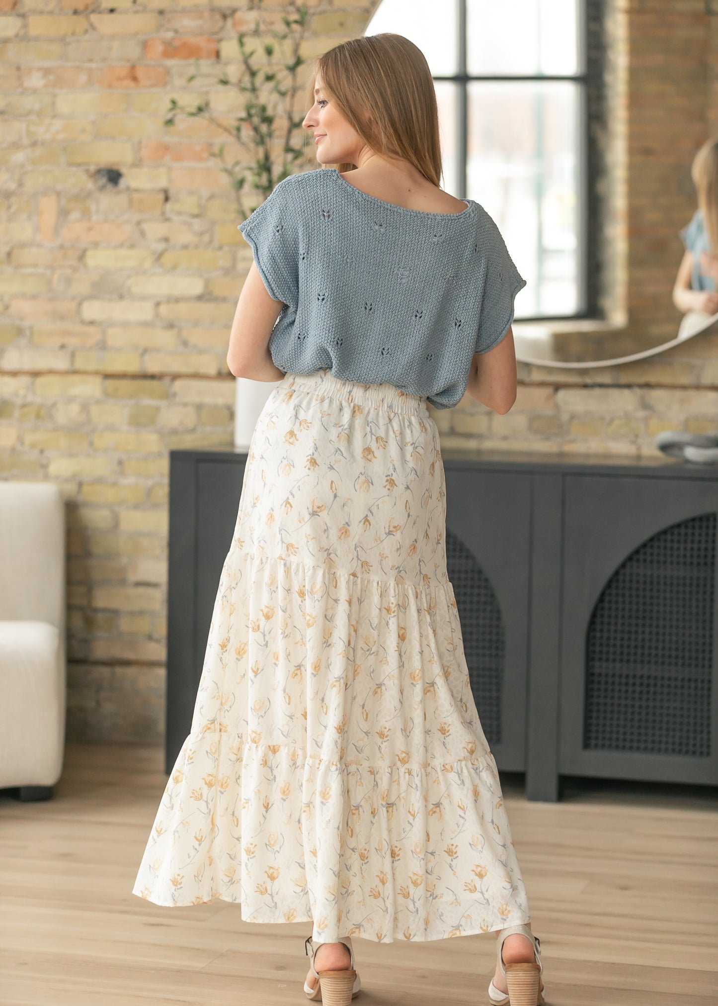 Tiered Boho Maxi Skirt FF Skirts